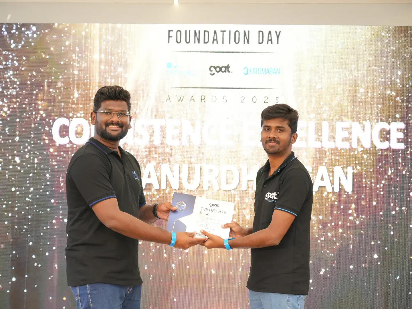 Consistent Excellence award at the Foundation Day Awards 2025