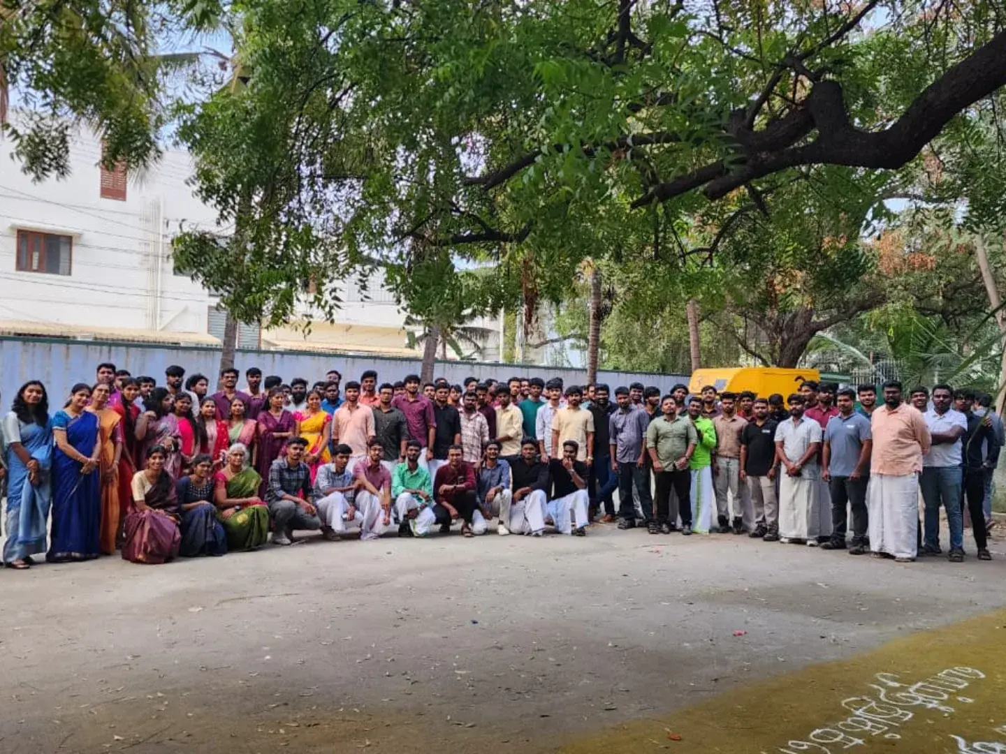The whole GOAT Robotics team at the Coimbatore office