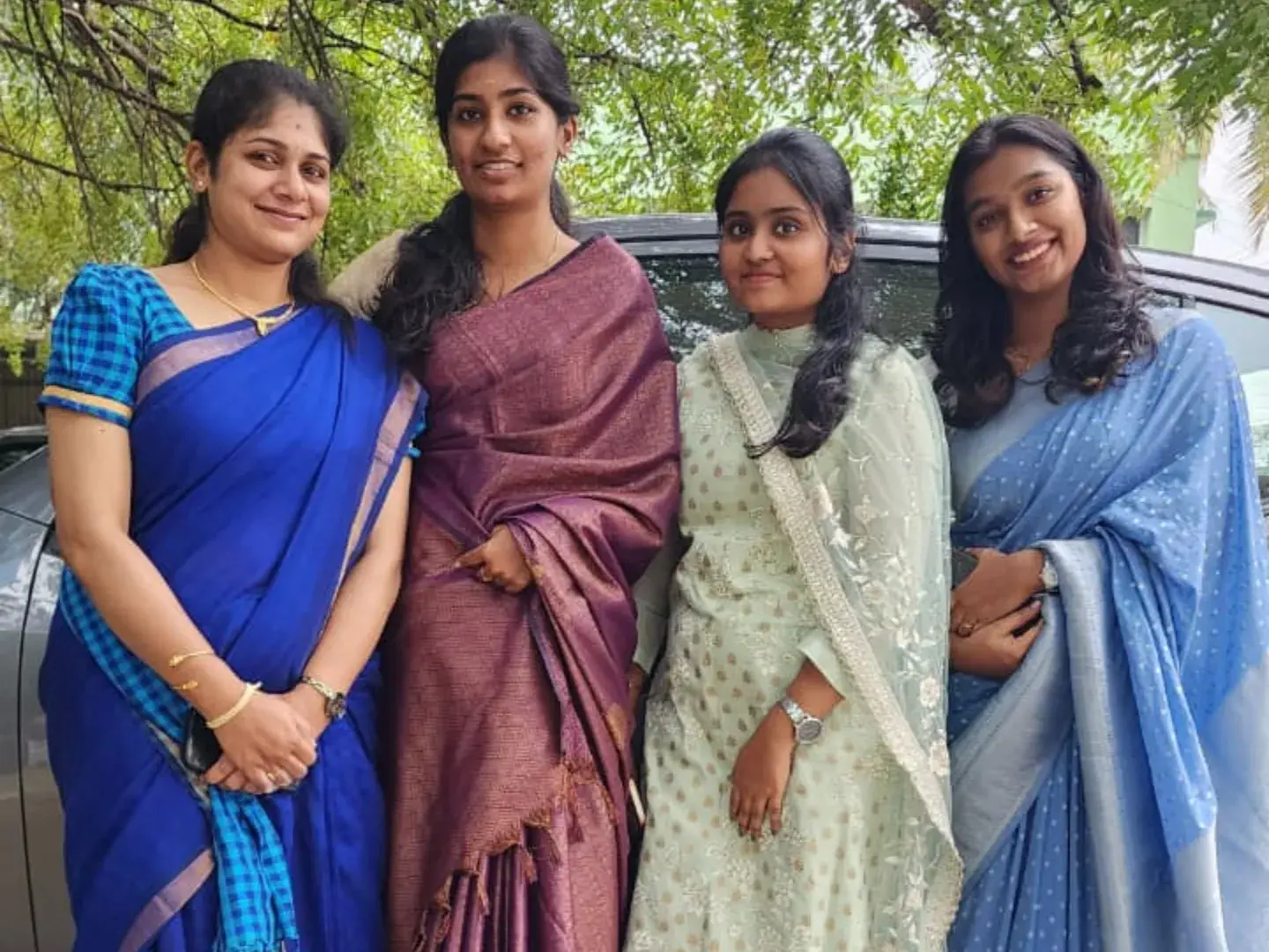 Colleagues at the festival celebration