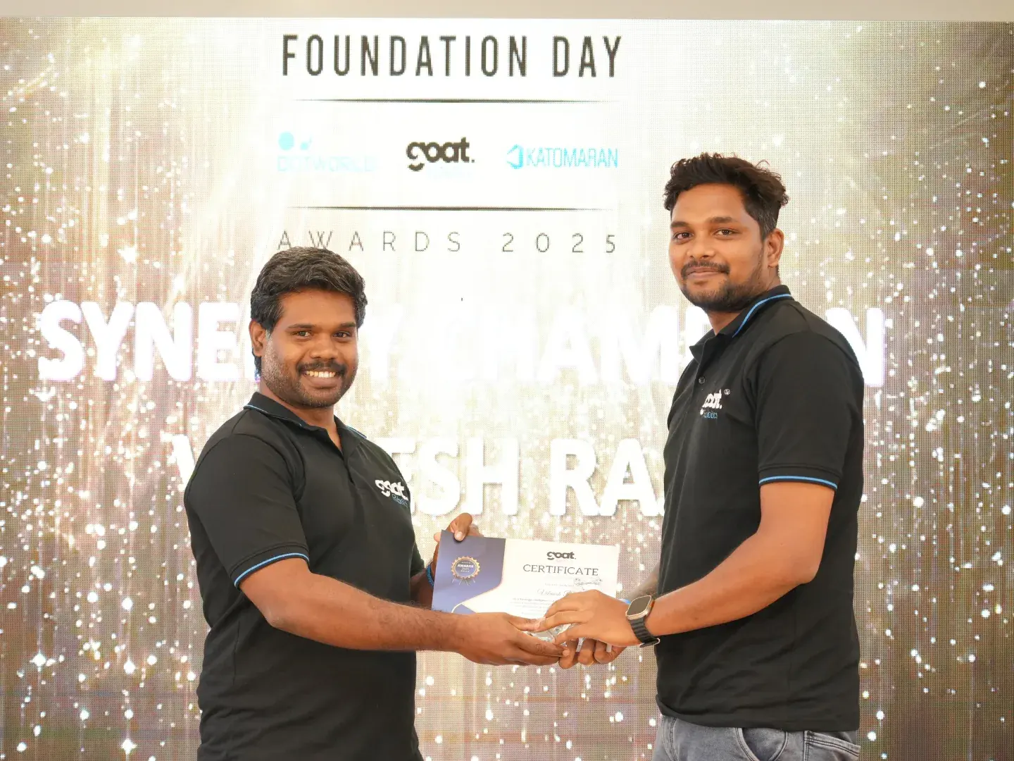 Synergy Champion award at the Foundation Day Awards 2025