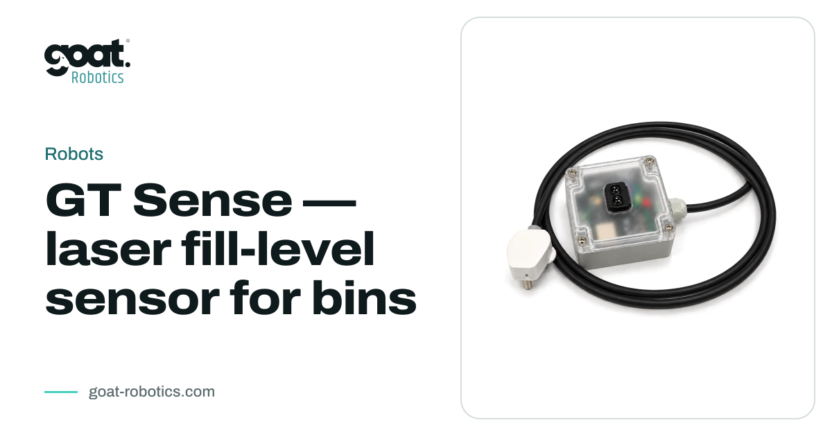 GT Sense — Wireless Bin Fill-Level Sensor for AMRs